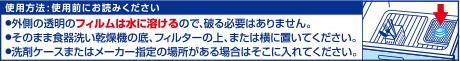 使用方法：仕様前にお読みください